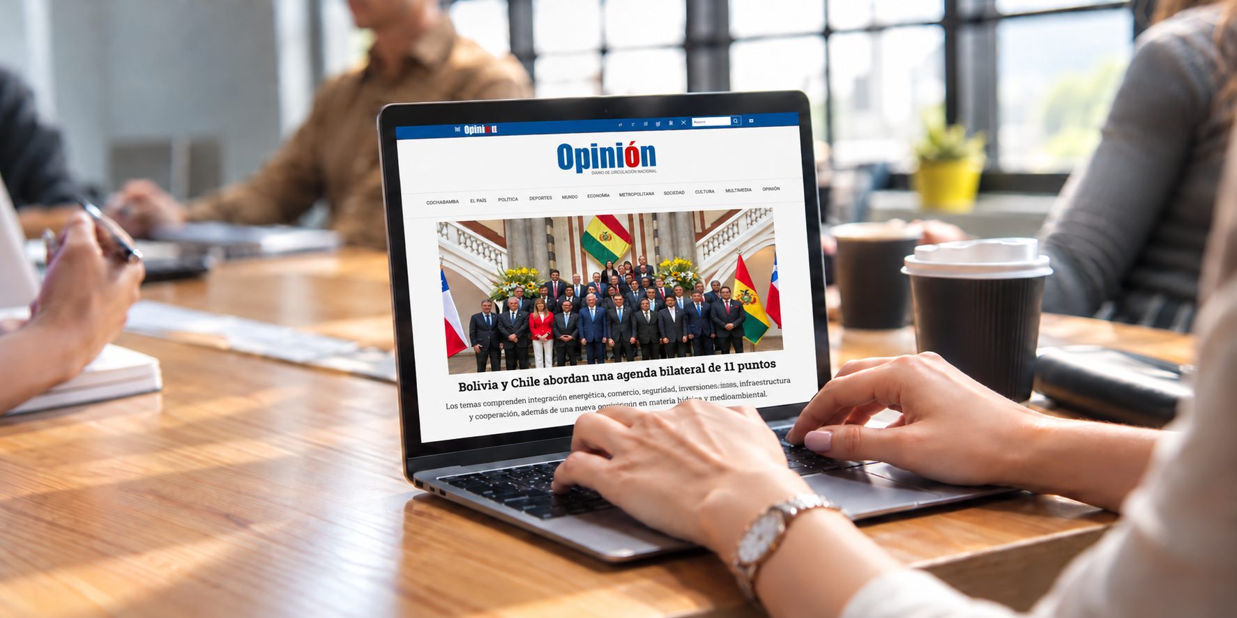 Fotografía institucional de Opinión