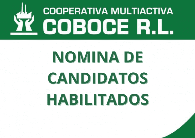 NÓMINA DE CANDIDATOS HABILITADOS