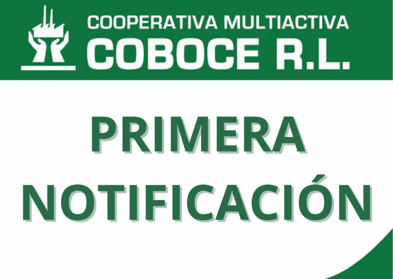 PRIMERA NOTIFICACIÓN