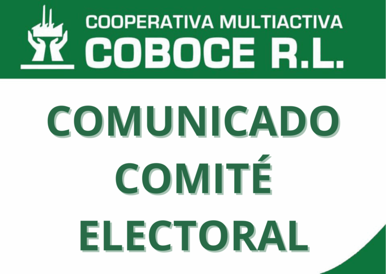 COMUNICADO COMITÉ ELECTORAL