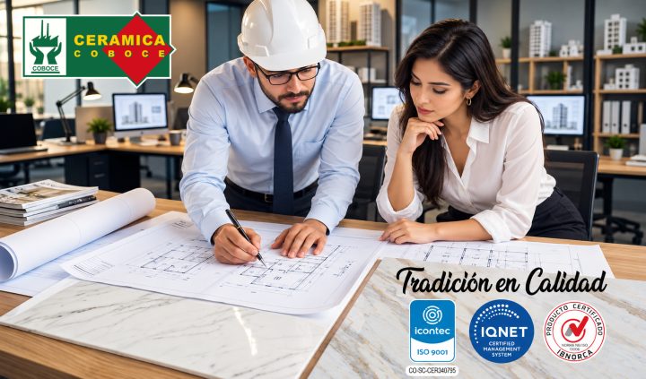 Cerámica COBOCE: profesionales de arquitectura y distintivos institucionales de certificación